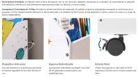 SONGMICS Estantería de Juguetes con 3 Compartimentos, Librería Infantil, Caja de Juguetes Móvil, con Ruedas, Multifuncional, para Habitación de los Niños y Sala de Juegos, Blanco - details 2