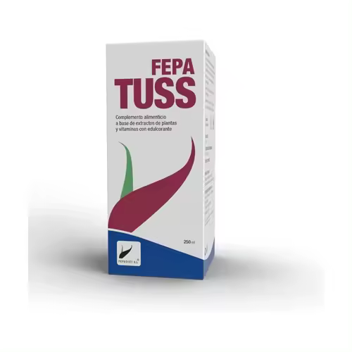 FEPA TUSS 250 ML, AYUDA A LA TOS SECA Y PRODUCTIVA DE FORMA NATURAL - 1