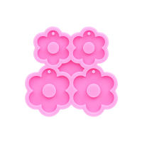 Molde De Silicona Para Joyería DIY Epoxy Resina GJ-641 Forma De Cereza Espejo Brillante Para Llaveros Pendientes Collares Accesorios De Joyería - details 6
