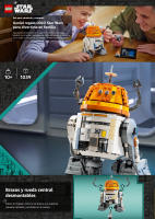 LEGO® 75416 Star Wars: Ahsoka™ Droide Astromecánico Chopper (C1-10P)™ Kit de Maqueta de Juguete Construible, Set Para Jugar y Exponer, Regalo de Cumpleaños Para Niños y Niñas - details 0