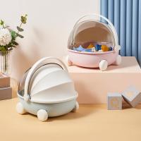 Caja De Almacenamiento Para Escritorio En Forma De Cuna Luminosa Y Resistente a La Polvo Para Juguetes Pequeños Y Snacks Caja De Pedidos De Bloques De Construcción - details 0