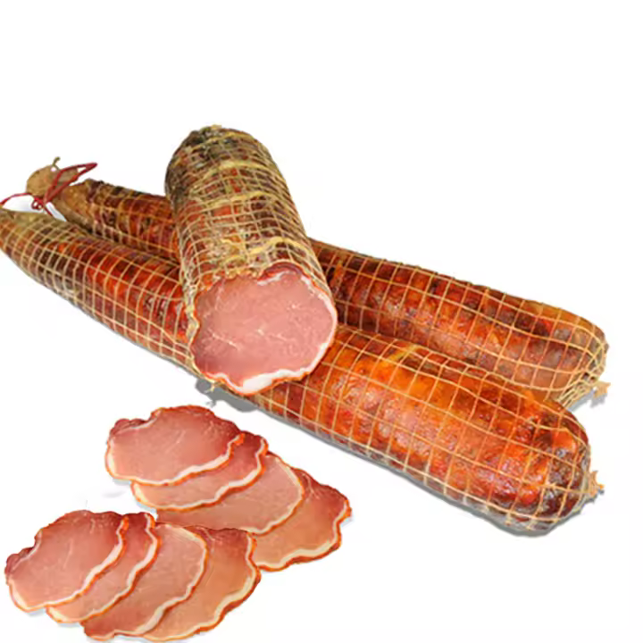 LOMO CURADO CASERO DE CERDO DUROC. TACO DE 600 GR. APROX. LA ENCINA - 1