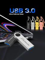Llavero USB 3.0 De Metal 128GB 256GB 512GB Disco Flash Nuevo Pendrive 32GB 64GB Memoria Stick USB Para Computadora Y Smartphone - details 1