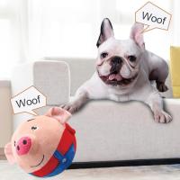Juguete Interactivo Pequeño Para Perros Peluche De Cerdo Dibujos Animados Lavable Con Sonido Y Movimiento Electrónico Bola Saltante - details 5