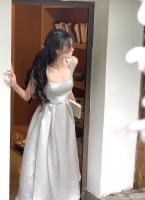 Vestido Elegante Casual De Verano Para Mujer Vestido De Fiesta Sin Mangas Vintage A-Line Sólido Chic Para Bodas Y Eventos - details 15