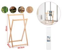 Toallero plegable Bambusa, ahorra espacio, ideal para guardar toallas y ropa, 44,5 x 82 x 40 cm - details 4