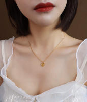 Encanto Collar con colgante de corazón de amor de acero inoxidable para mujer, gargantilla de regalo de joyería con cadena Simple para el cuello, nueva moda 2025 - details 7