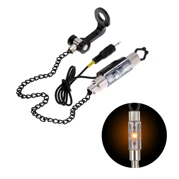 Alarma De Pesca Con Indicador LED Iluminado Collar De Hierro Para Herramientas De Pesca Accesorios De Pesca Exterior - 1