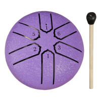 Bombo De Lengua De Acero De 3 Pulgadas 6 Tonos Instrumento De Percusión Para Yoga Y Meditación Con Palo De Tambor Mini Handpan Para Exteriores - details 11