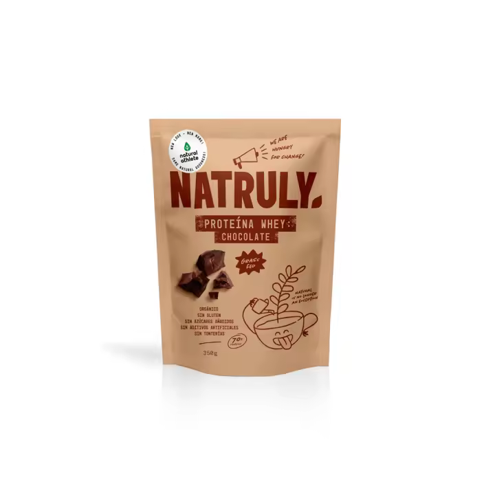 Proteina Whey 70% Chocolate Bio 350g Natruly - 1