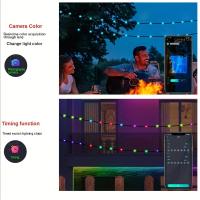 Cadena De Luces LED Inteligente Bluetooth APP 10M Impermeable Para Decoración De Árboles Y Interiores Con Control Remoto Infrarrojo Y USB - details 4