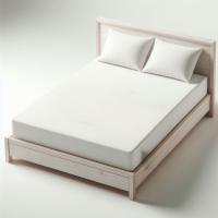 Sábana bajera ajustable 135, sábana ajustable 50% algodón y 50% poliéster, sábana ajustable karamelo, sábana ajustable cómoda y transpirable, alta calidad - details 0