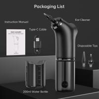 Kit eléctrico para eliminar la cera de los oídos: limpiador de oídos recargable por USB, resistente al agua y apto para ducha, con lavabo para adultos y jóvenes - details 0