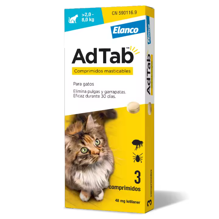 ADTAB 48mg Gato (2 a 8 kg) (3 comprimidos) - 1