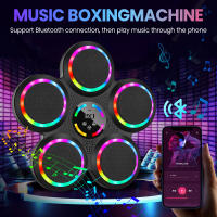 🔥 Máquina de Boxeo Inteligente con Música y Luces RGB  9 Velocidades + 9 Modos de Entrenamiento  Bluetooth 25m para Casa/Gimnasio  Pantalla LED Contador de Golpes  Regalo Perfecto Navidad - details 6