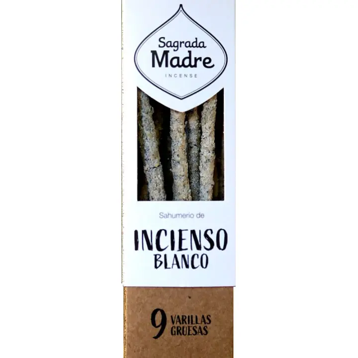 INCIENSOSHOP - 2 unidades de incienso de Olíbano Blanco de Sagrada Madre hecho a mano con Amor en Argentina - 1