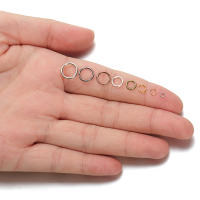 200pcs Anillos De Salto Abiertos Metálicos Singulares Para La Fabricación De Joyas DIY Anillos De Salto Y Abiertos Para Collares Pulseras Y Pendientes - details 6