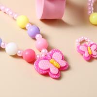 Juego De Reloj Y Joyería Para Niñas Con Patrón De Caballo Arcoíris Collar Aretes Anillo Pulsera Regalos Para Niñas Y Niños - details 11