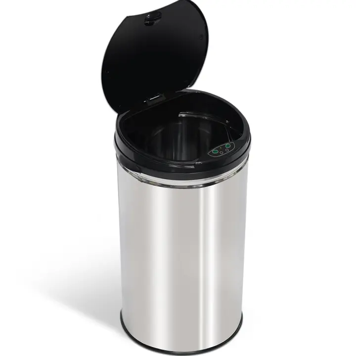 T-Lovendo CUBO BASURA AUTOMATICO TY-1350R SILVER para Vehículos - 1