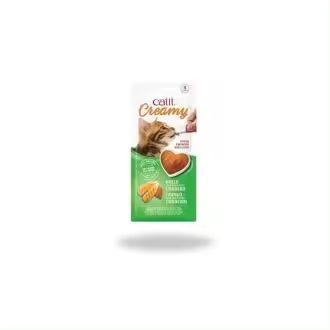 Hagen Tropican Mascotas - Snack para Gatos Catit Creamy Pollo y Cordero 4 Sticks 10 Gr - Nutritivo y Sabroso - 1