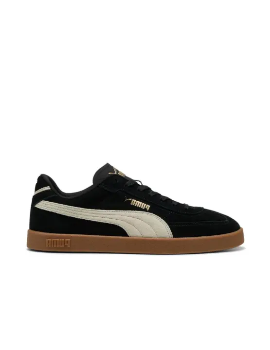 Zapatilla Puma M Club II Era Suede Negro/Crudo - 1