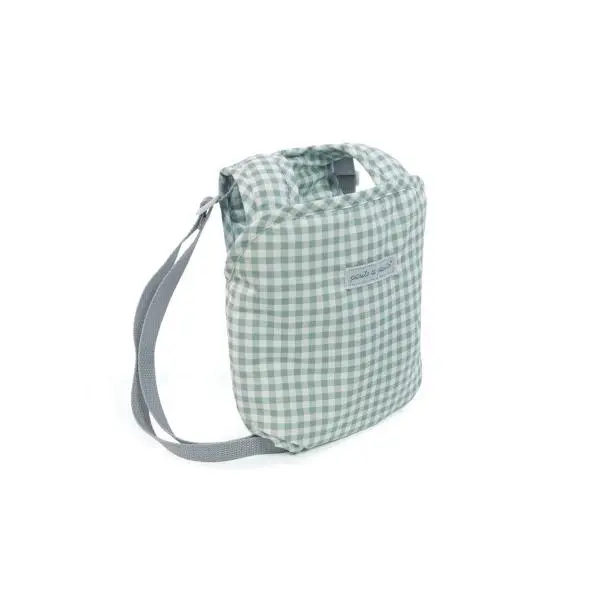 Mochila Portabebe Tom Vichy Verde - Pasito a pasito - 1
