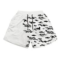 Shorts De Playa Para Hombre Con Estampado Anime Fitness Entrenamiento Deportivo Ropa Casual Verano Mujer Gimnasio Correr Mesh - details 8