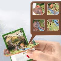 Llavero Mini Juguete De Libro Plegable 3D Con Formas Únicas Y Estilos Nuevos Juguete De Puzzle Cognitivo Para Niños - details 3