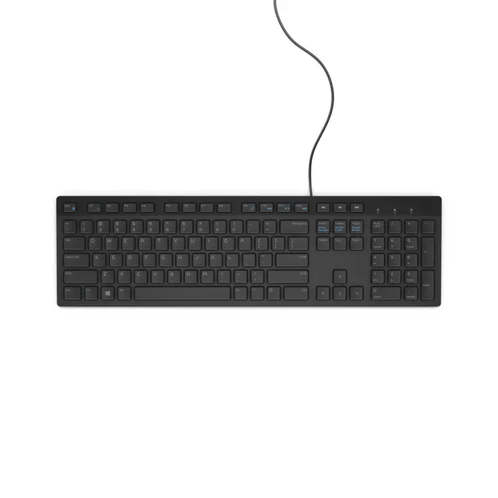 Teclado Dell Kb216 Negro Monocromo Qwerty Inglés Eeuu Us - 580-ADHY - 1