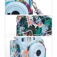 Funda Protectora De Cuero PU Para Cámara Instantánea Fujifilm Instax Mini 12 Con Correa Ajustable Y Almacenamiento Color Brillante - details 1
