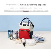 Nueva Bolsa De Hombro De Lona En Colores Para Mujer Bolsa De Bebé Para Viajes Bolsa De Agua Para Bebé Y Taza De Diaper Estilo Mochila - details 4