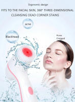 Limpieza Facial Ultrasonica 3 En 1 Con Cepillo Rotatorio Y Masajeador USB Elimina Quistes Negro Con Tecnología Galvanic Herramienta Para Cuidado De Piel - details 2