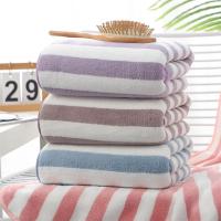 Toalla De Baño Absorbente De 70x140cm Para Adultos Estilo Rayado Toalla De Playa Para Hombres Y Mujeres Toalla De Viaje Para Deportes Y Spa - details 2