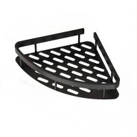 Estante De Baño Triangular Monolítico En Negro Soporte De Almacenamiento Para El Hogar Rack Colgante En La Pared Con Tripod - details 3