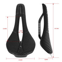 Sillín De Bicicleta COEVLO M5 3D Imprimido En Fibra De Carbono Hueco Para MTB Y Ciclismo De Carretera Cómodo Transpirable Unisex - details 1