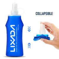 Botella De Agua Plegable Para Deporte Botella De Goma Collapsible Para Correr Camping Senderismo Tamaños 250/300/380/500ml - details 12