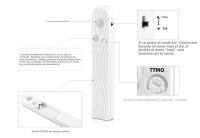 Tira De LED Con Sensor De Movimiento PIR Inalámbrico Para Armario Cama Escaleras - Iluminación Nocturna Seguridad Inteligente Batería Incluida - details 2