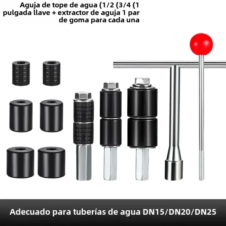 Herramienta De Reparación De Fugas Universal Para Cocina Y Baño Tornillo De Detención De Agua Para Tubo PPR Conjunto De Tornillos De Detención De Agua - 1