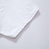 Camiseta De Algodón 100% Para Hombre Verano Manga Corta Cuello Redondo Suave Ajuste Básico Camiseta De Estilo Casual - details 4