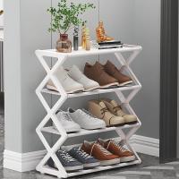 1pc Estante De Zapatos X-Arrugado Para El Hogar Espacioso Y Antipolvo Para Estudiantes En Dormitorios Estante De Almacenamiento En La Entrada - details 0