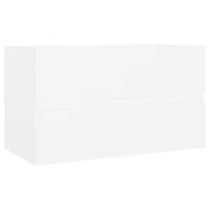 Mueble de lavabo Madera de Ingeniería Blanco 80x38,5x45 cm - 1