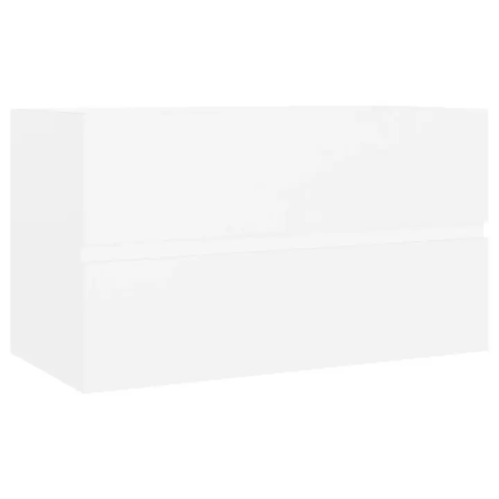 Mueble de lavabo Madera de Ingeniería Blanco 80x38,5x45 cm - 1