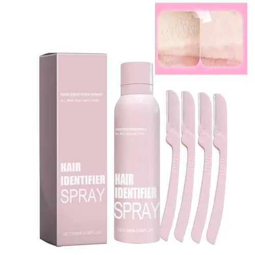 Spray identificador de cabello para afeitado facial, spray identificador de cabello para la piel de afeitado, spray identificador de cabello para cara, spray identificador de cabello para afeitado facial blanco (1 unidad) - 1
