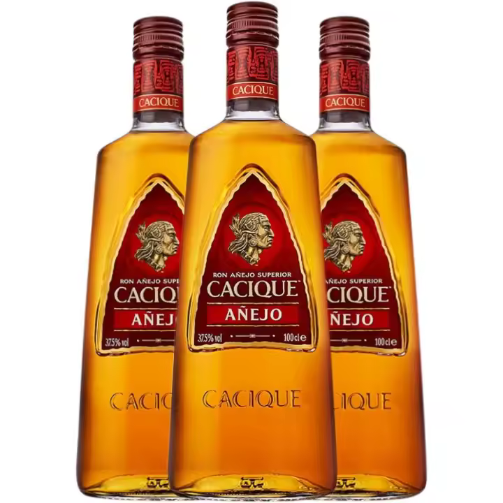 Ron Cacique Añejo (Pack 3 botellas 70cl) - 1