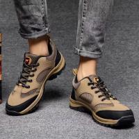 Zapatos De Senderismo Para Hombre Antideslizantes Ligeros Y Confortables Tenis Masculinos De Verano Con Cierre De Lazo Y Lining De Plush - details 5