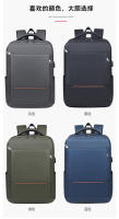 Mochila para ordenador portátil de hombre, informal, para viajes de negocios, de gran capacidad, para estudiantes de secundaria, mochila para viaje de negocios, para hombre - details 7