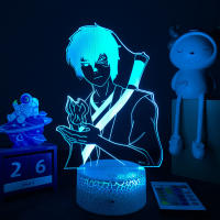 Lámpara LED 3D Anime Avatar La Última Airebender Figura De Noche Aang Zuko Iroh Toph Beifong Suki Decoración Para Habitación De Niños - details 0