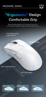 Ratón De Juego Inalámbrico Attack Shark R1 X11 Con Sensor PAW3311 18K DPI Tri-Modo Bluetooth/2.4GHz/Wireado Ligero Macro Para Gaming - details 8