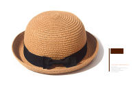 Sombrero De Paja Para Mujer Protección Solar Verano Estilo Casual Con Borde Volcado Adecuado Para Estudiantes Y Viajes - details 12