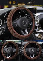 Cubierta De Volante Para Coche Universal Elástica 38cm No Eslipiente Accesorios De Automóvil Para Todas Las Estaciones Forma Redonda/D - details 5
